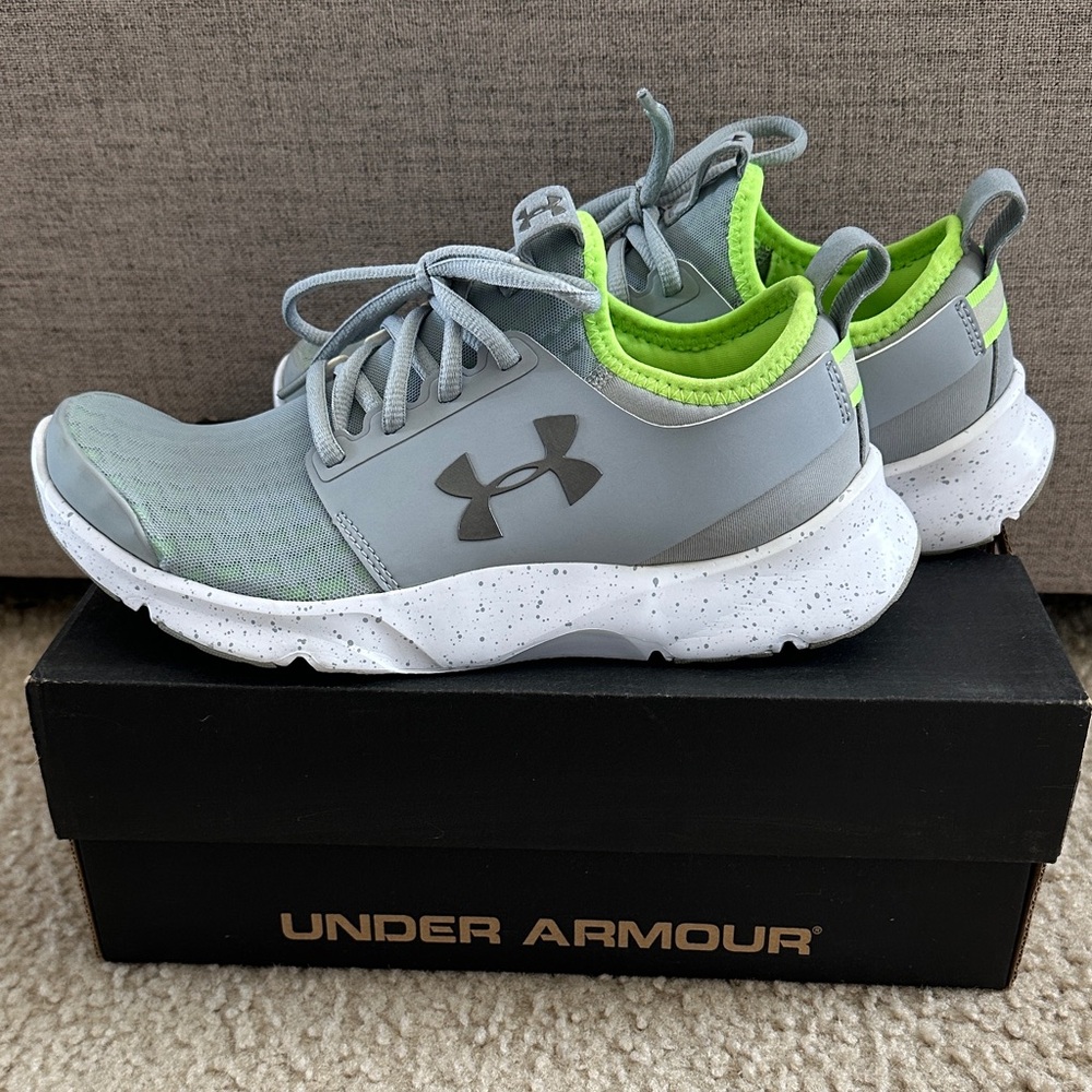 Under Armour Women’s Sneakers - Gray and Neon Green